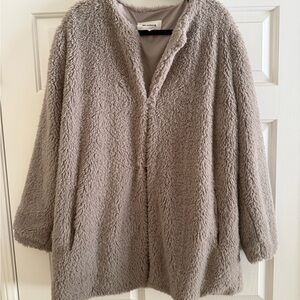 BB Dakota Women's Grey Teddy Jacket